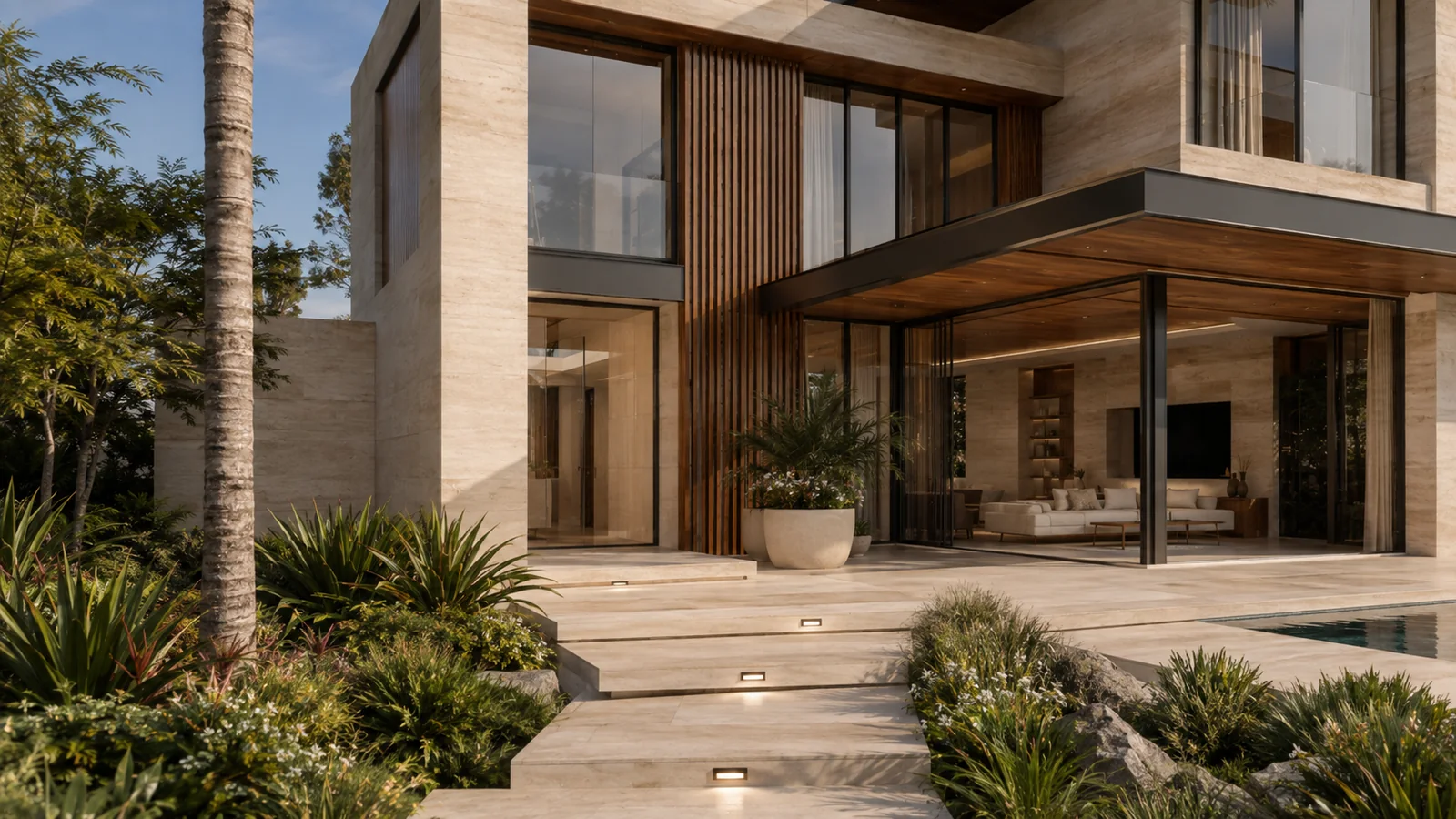 Casa Horizonte, chegada pela entrada