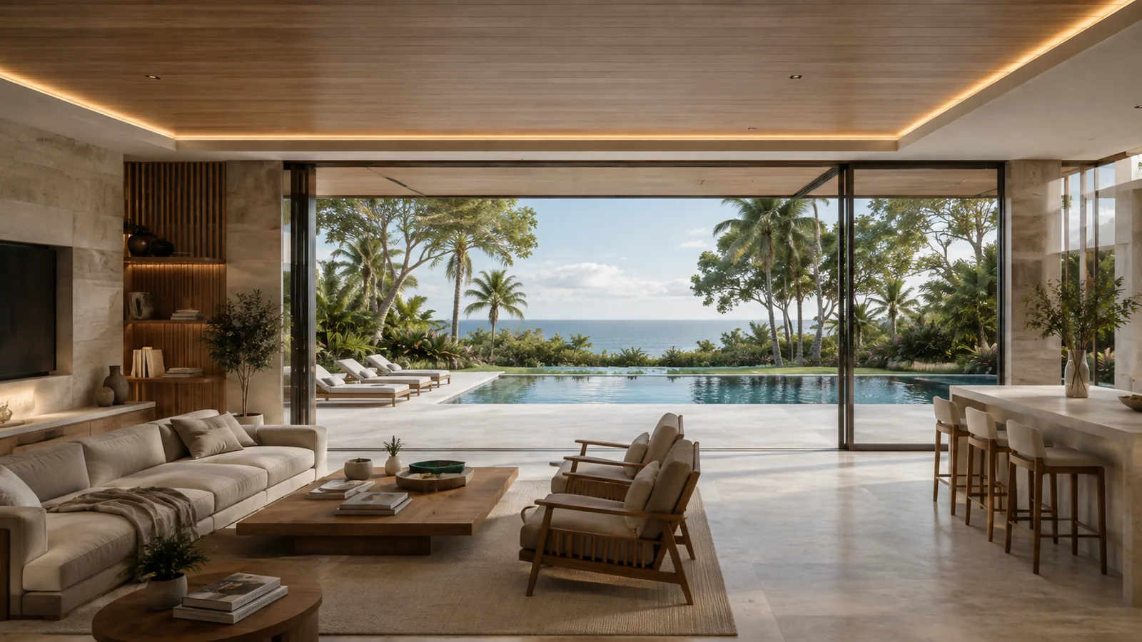 Casa Horizonte, estar integrado